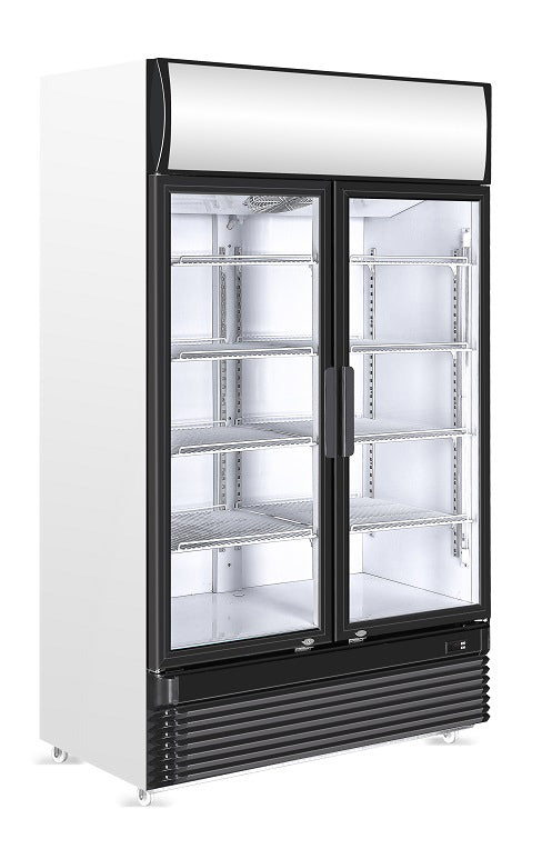 Kjøleskap 780L m/ glassdør BEZ-780 GD