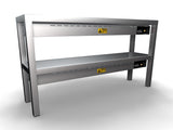 Overshelf keramisk oppvarmet 2 nivåer 1200 – 6 varmeelementer à 250W