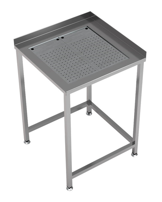 ARBEIDSBART HJØRNE MED INTEGRERT DRYPPEBRETT 650X650