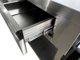 RUSTFRITT STÅL KAFFE ARBEIDSBORD 1250X600X1150