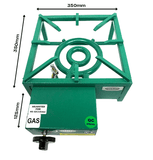 GASS WOK-BRENNER 350X350MM 11KW