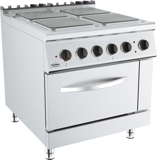 Base 900 elektrisk komfyr 4 plater med elektrisk ovn