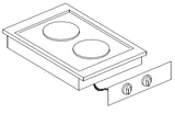 Elektrisk komfyr 2 plater