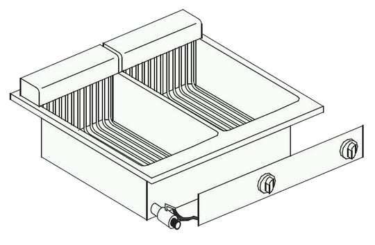 Elektrisk frityr 2x10L