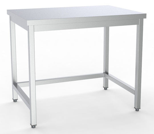 Arbeidsbord med åpen ramme - 600 dybde