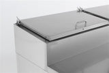 Saladette 2 dører 6x1/3 GN-beholder
