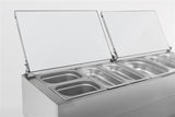 Saladette 2 dører 6x1/3 GN-beholder