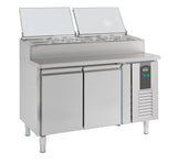 Saladette 2 dører 6x1/3 GN-beholder
