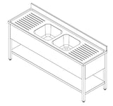 700 kumenhet hylle flatpakket 2 midt 2400