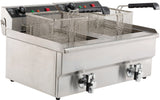 Elektrisk benkfrityr 2x8L