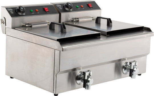 Elektrisk benkfrityr 2x8L
