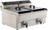Elektrisk benkfrityr 2x8L