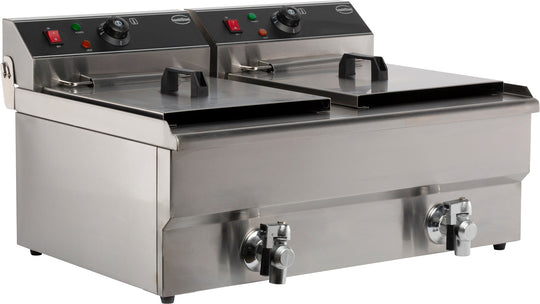 Elektrisk benkfrityr 2x10L