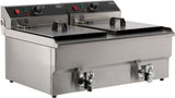 Elektrisk benkfrityr 2x10L