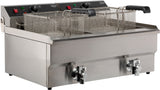 Elektrisk benkfrityr 2x10L