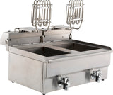 Elektrisk benkfrityr 2x10L