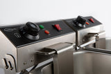 Elektrisk benkfrityr 2x6L