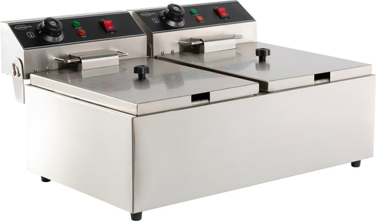 Elektrisk benkfrityr 2x6L