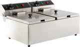 Elektrisk benkfrityr 2x6L