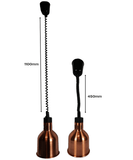 Teleskopisk varmelampe CH-01 rød bronse