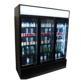 Kjøleskap 3 glassdører svart FCU-1200 BL