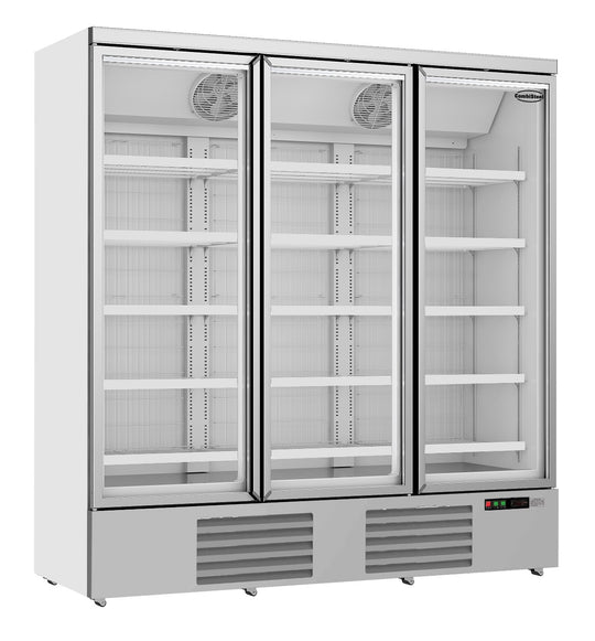 Fryser 3 glassdører JDE-1530F  
**Merk:** Høy startstrøm krever automatsikring med karakteristikk type C.