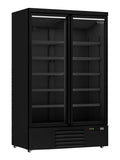 Kjøleskap 2 glassdører svart JDE-1000R BL