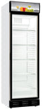 Kjøleskap Hvit 382L m/ glassdø - Høyre roterende dør
