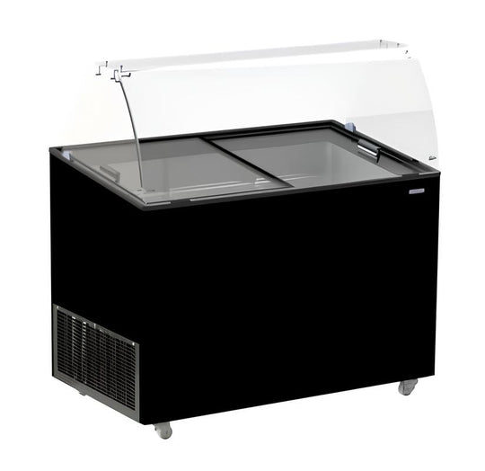 ISKREM DISPLAY JAVA SVART 8x5 LTR