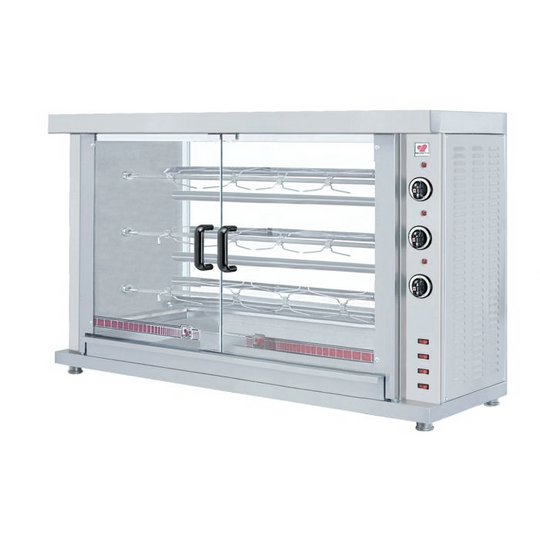 Kyllinggrill elektrisk 3 spyd