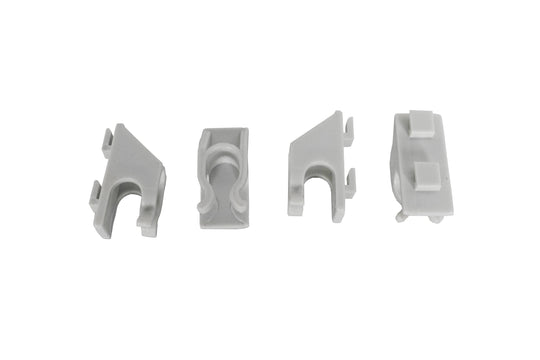 Sett 4 hvite klips for 7487.0165 (gammel serie)