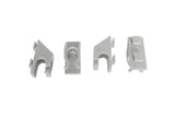 Sett 4 hvite klips for 7487.0165 (gammel serie)