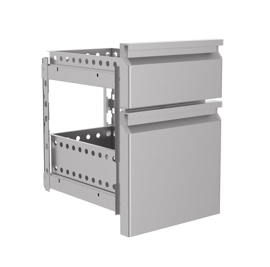Skuffesett 2/3 standard  
(Combisteel gir ingen garanti på installasjonen av skuffesettet)