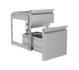 Skuffesett 2/3 standard  
(Combisteel gir ingen garanti på installasjonen av skuffesettet)