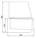 Nedkjølt benkdisplay 10x 1/3 GN