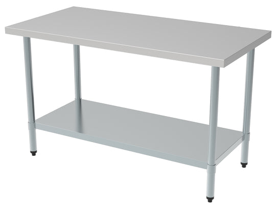 700 arbeidsbord med underhylle flatpakket 1800