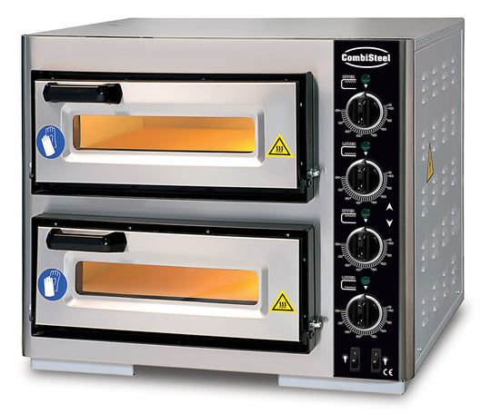 Elektrisk pizzaovn dobbel 2 x 1