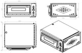 Elektrisk pizzaovn enkel 1 x 4