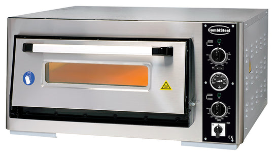 Elektrisk pizzaovn enkel 1 x 6