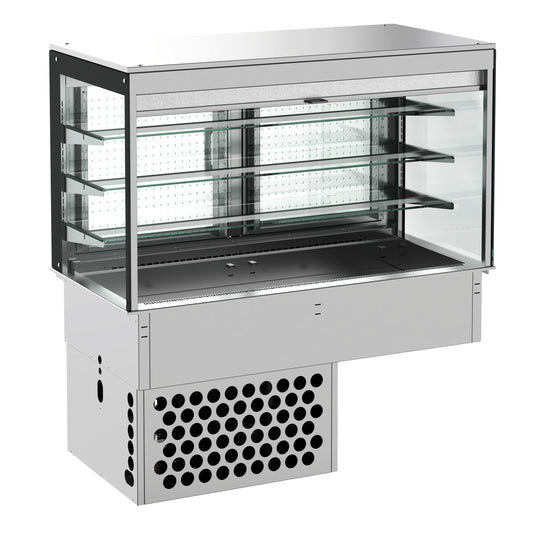 Nedfellbar kubisk kjølt display – rullegardin 3/1
