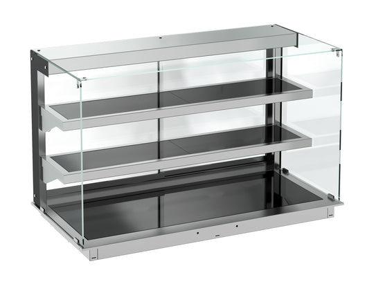 Nedfellbar kubisk oppvarmet keramisk display – svart 5/1