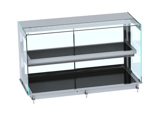 Nedfellbar kubisk oppvarmet keramisk display – svart 4/1