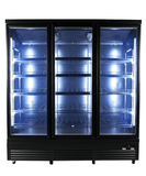 Kjøleskap 3 glassdører svart CEB-1600R BL