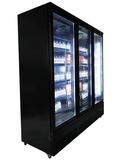 Kjøleskap 3 glassdører svart CEB-1600R BL
