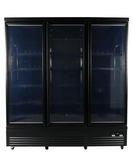 Kjøleskap 3 glassdører svart CEB-1600R BL