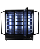 Kjøleskap 3 glassdører svart CEB-1600R BL