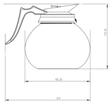 KAFFEKANNE 1,8L i GLASS
