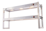 HYLLE HALOGEN OPPVARMET 2 NIVÅER 1200 FLATPAKK