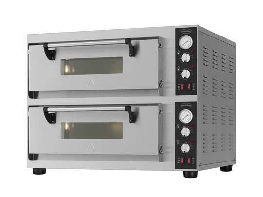 ELEC. PIZZAOVN DOBBEL 2 X 4