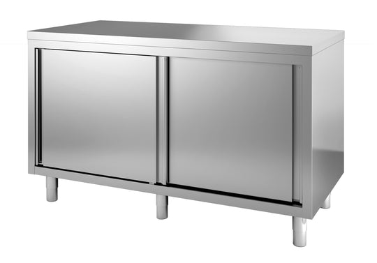 600 arbeidsbord skyvedører 2500